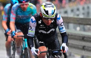 Éiner Rubio, entre los hombres que se destacó este miércoles en la quinta etapa del Giro de Italia. FOTO GETTY
