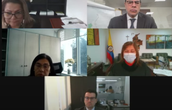 La audiencia en la que se leyeron los alegatos finales de las partes se realizó de manera virtual este martes. FOTO: Cortesía