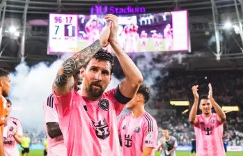Lionel Messi, de 39 años de edad, sigue deleitando con su fútbol y goles. FOTO: @InterMiamiCF