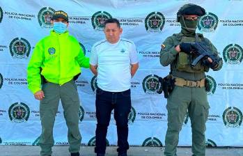 El palabrero Arturo Barros Ibarra (“el Doctor”) fue detenido en La Guajira con fines de extradición. FOTO: Cortesía Policía