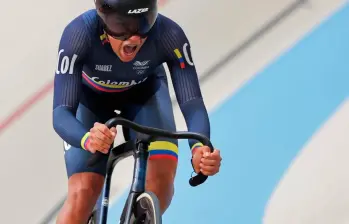 Stefany Cuadrado, de 19 años de edad, ya goza de respeto en la pista mundial. FOTO AFP