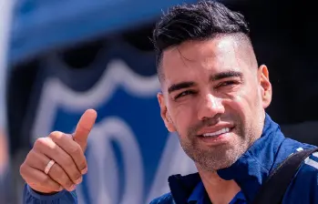 Radamel Falcao llegó a Millonarios en 2024. FOTO X-MILLONARIOS