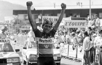 Ángel Arroyo fue una de las figuras del ciclismo español en la década de 1980. FOTO: X-MOVISTAR