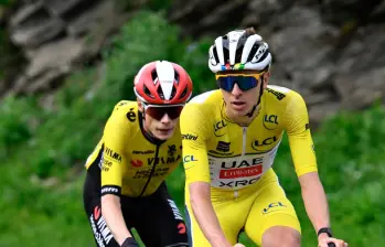 Tadej Pogacar y Jonas Vingegaard, la gran rivalidad del ciclismo mundial en los últimos cinco años. FOTO X-UAE EMIRATES 