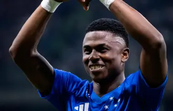 Néiser marcó su primer gol en Libertadores con Cruzeiro. FOTO X-CRUZEIRO