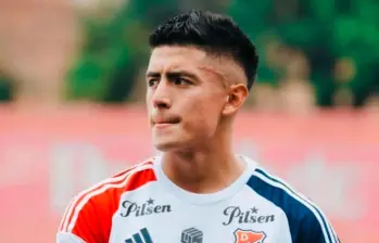 Kevin Mantilla llegó al DIM en la presente temporada y una lesión de rodilla, en el segundo partido oficial con el Poderoso. FOTO TOMADA INSTAGRAM