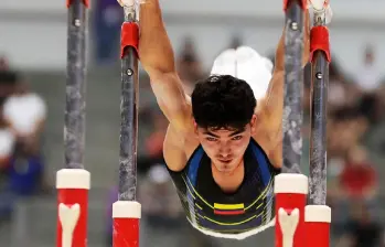 Jorman Álvarez, otra promesa de la gimnasia artística en Colombia. FOTO INSTAGRAM ÁLVAREZ