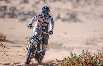 Francisco Álvarez, único colombiano que logró el recorrido total del Rally Dakar-2025. FOTO INSTAGRAM ÁLVAREZ