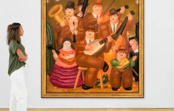 Los músicos es la obra subastada más cara de Fernando Botero. FOTO Casa Christie’s.