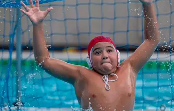 Jerónimo Betancur Durango viene de ser la valla menos vencida en la Copa Departamental. En Brasil fue una de las figuras de su equipo. Foto: Cortesía