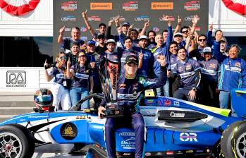 Tatán Garzón espera ser el octavo piloto colombiano en la historia de la Indycar. FOTO cortesía tatán garzón