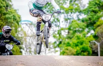 Juan José Velásquez se confirmó en Bogotá como el mejor bicicrosista de Colombia en la actualidad. FOTO INSTAGRAM VELÁSQUEZ