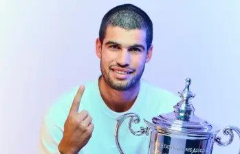 Carlos Alcaraz ya suma dos títulos del US Open. FOTO X-US OPEN