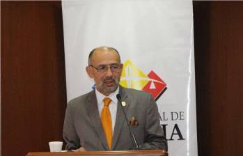 El magistrado Hermens Darío Lara, presidente de la Corporación de Jueces y Magistrados y togado del Tribunal Superior de Bogotá. FOTO: REDES SOCIALES/ @CORTENACIONAL EN X