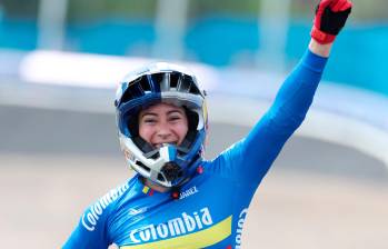 Mariana Pajón cambia el BMX en Suramericanos para competir en ciclismo de pista. FOTO: GETTY