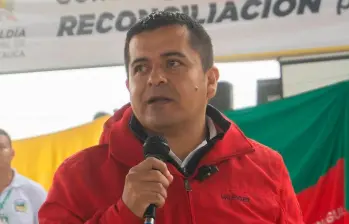 Javier Muñoz, el alcalde del municipio de Páez, Cauca. FOTO: CORTESÍA.
