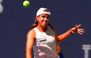 Emiliana Arango tuvo problemas físicos que la afectaron en la final, pero tendrá un gran ascenso en el ranking WTA. FOTO FEDECOLTENIS