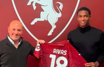 La presentación oficial de Féder Rivas como jugador del Torino de Italia. FOTO TORINOFC