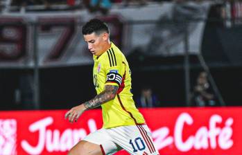 James Rodríguez lleva un gol y dos asistencias con la Selección Colombia en Eliminatoria. FOTO FCF