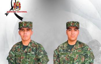 Los soldados fallecieron luego de ser emboscados en el municipio de Cañasgordas, Antioquia. FOTO: Cortesía