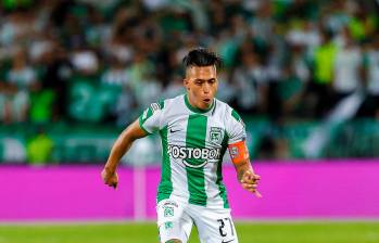 En el primer semestre de 2023, Sebastián Gómez era el capitán de Atlético Nacional. FOTO CAMILO SUÁREZ