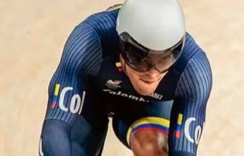 Cristian Ortega, nueva figura de la velocidad mundial. FOTO: Cortesía Fedeciclismo