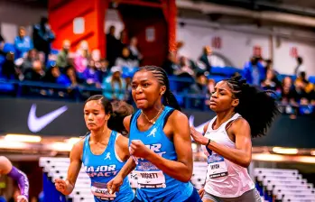 La estadounidense Melanie Doggett supera marcas de profesionales y se proyecta como una de las mejores velocistas de su país. Si continúa su progresión, podría ir a los Olímpicos. FOTO: Instagram Melanie Doggett 