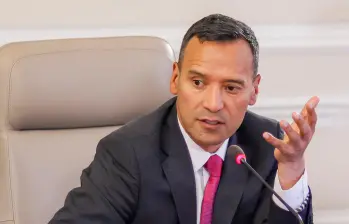 Pedro Sánchez, ministro de Defensa. FOTO: Colprensa