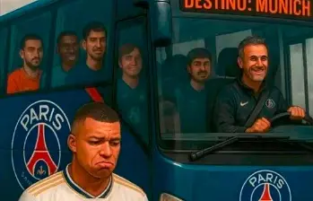 Los memes sobre Mbappé y el PSG se tomaron las redes sociales. FOTO @CuriosidadesEU