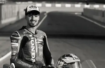 El piloto Borja Gómez, quien falleció este jueves en un accidente en el circuito de Magny Cours. FOTO SUPERBIKE 