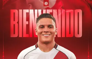 Juan Fernando Quintero es recordado en River Plate por haber marcado el gol que “destrabó” la final de la Copa Libertadores del 2018, contra Boca Juniors, en el Santiago Bernabéu. FOTO: TOMADA DEL X DE @RIVERPLATE