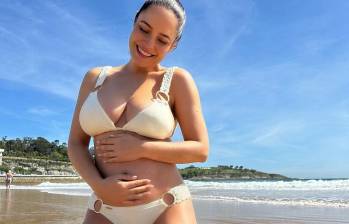 Ana Lucía Domínguez, a los 40 años, será madre por primera vez. La pequeña llevará el nombre de Luciana. FOTO Tomada de Instagram