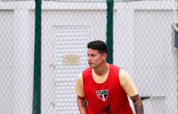 James Rodríguez llegó a Sao Paulo en julio de 2023 a cero costo, después de haber quedado libre del Olympiacos griego. FOTO @SaoPauloFC