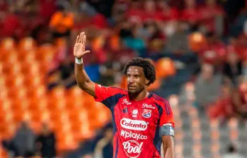 Didier Moreno está listo para aportar su liderazgo y equilibrio al Medellín ante Cusco. FOTO JUAN ANTONIO SÁNCHEZ 