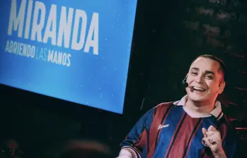 Lucho Miranda, comediante chileno que se presentará en Medellín. FOTO Cortesía
