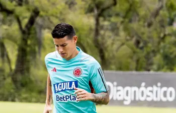 James Rodríguez fue el primero en llegar a la concentración de Colombia. FOTO el colombiano