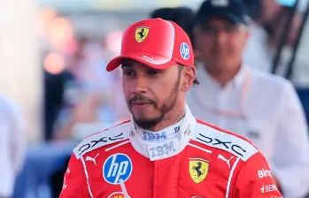 Lewis Hamilton consigue su primera victoria con Ferrari. FOTO: GETTY