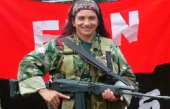 Emilse Oviedo Sierra, alias “la Abuela” o “Marta”, comandante del frente de guerra Occidental del ELN. FOTO CORTESÍA