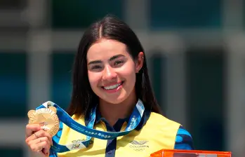 Gabriela Rueda, con 5 medallas, fue la más laureada. FOTO getty