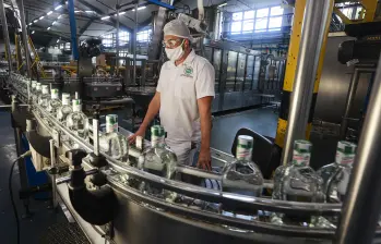 Aspecto de la Fábrica de Licores de Antioquía, ubicada en Itagüí. FOTO: Manuel Saldarriaga Quintero