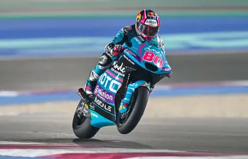 Las ganas de estar siempre adelante le han costado algunas caídas esta temporada a David Alonso, las cuales le dejan enseñanzas. FOTO GETTY 