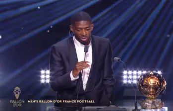 El futbolista Ousman Dembelé. FOTO: captura de video
