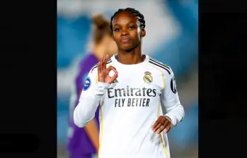 La delantera colombiana Linda Caicedo marcó un gol maradoniano con el Real Madrid en la Liga Femenina en España. FOTO TOMADA X @realmadridfem