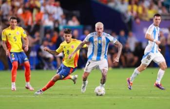 Colombia y Argentina se vuelven a enfrentar tras la final de la Copa América. FOTO AFP