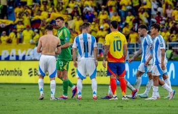 Los encopetados bicampeones de la Copa América sucumbieron ante el juego de Colombia en Barranquilla. FOTO Juan Antonio Sánchez 