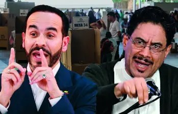 Los candidatos presidenciales Abelardo de la Espriella e Iván Cepeda. FOTO EL COLOMBIANO Y COLPRENSA