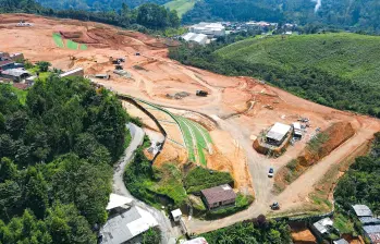 Este es el predio destinado para la planta de residuos orgánicos que pretenden construir en el municipio de Caldas; costaría $14.000 millones. FOTO MANUEL SALDARRIAGA