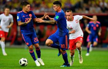 Los futbolistas Juan Fernando Quintero y James Rodríguez renunciaron a la Selección Colombia de mayores después de jugar tres mundiales. Foto: Colprensa