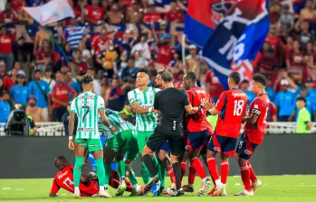 Independiente Medellín y Atlético Nacional se enfrentan en un nuevo clásico paisa. FOTO CAMILO SUÁREZ