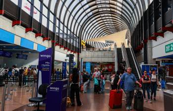 En 2024, el aeropuerto internacional de Medellín José María Córdova, ubicado en Rionegro, movió a 13,7 millones de pasajeros. FOTO: Manuel Saldarriaga Quintero